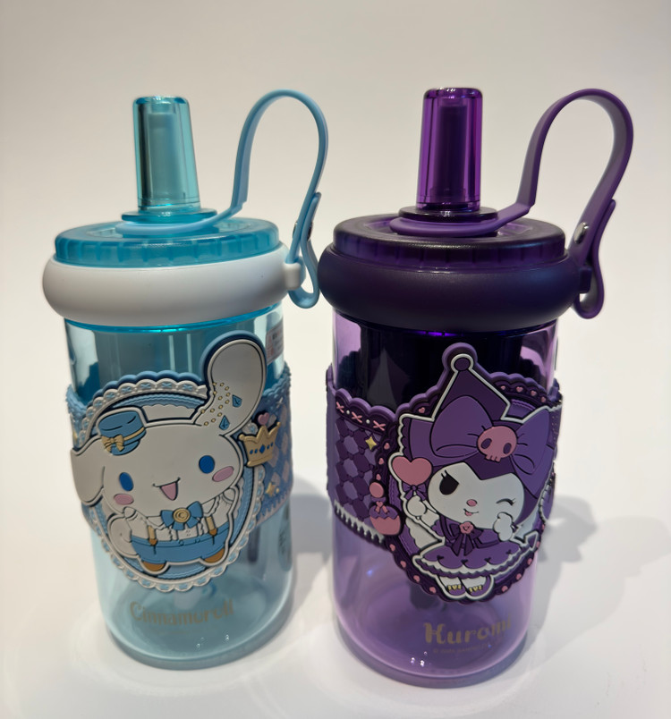 خرید قمقمه اورجینال Sanrio تریتان ۶۰۰ میل | فیلتر دتاکس واتر طرح Cinnamoroll و Kuromi